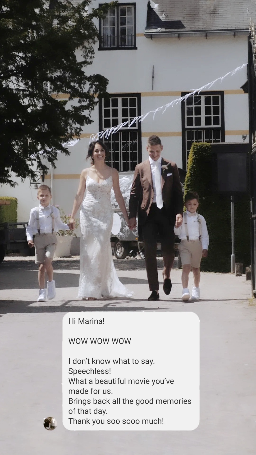 Feedback screen image